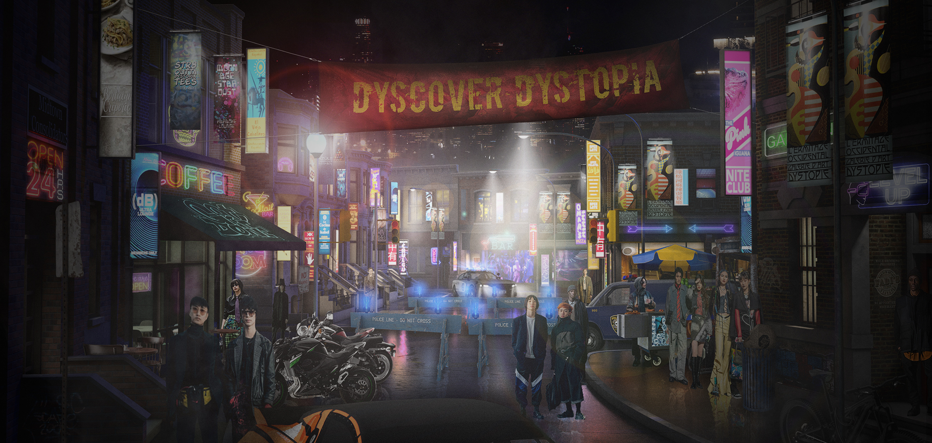 DYSTOPIA STREET - Location - Concept Illustration