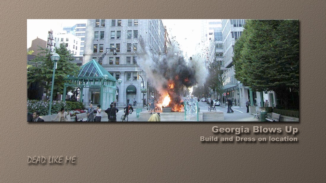 Set Photos from Explosion on Streeet