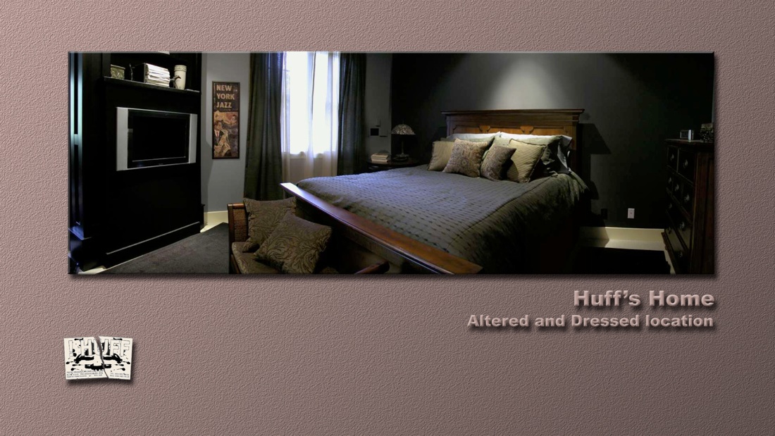 Set Photos from Huff's Home Bedroom