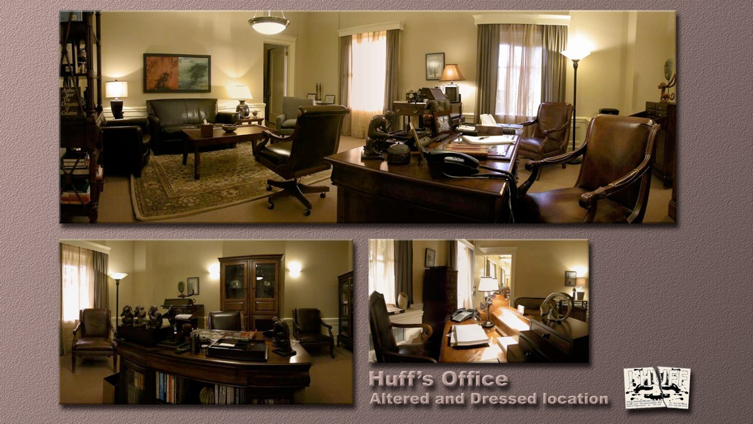 Set Photos from Huff's Office