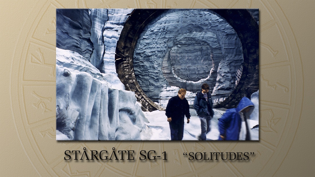 Photo of Stargate Embedded in Ice SOLITUDES