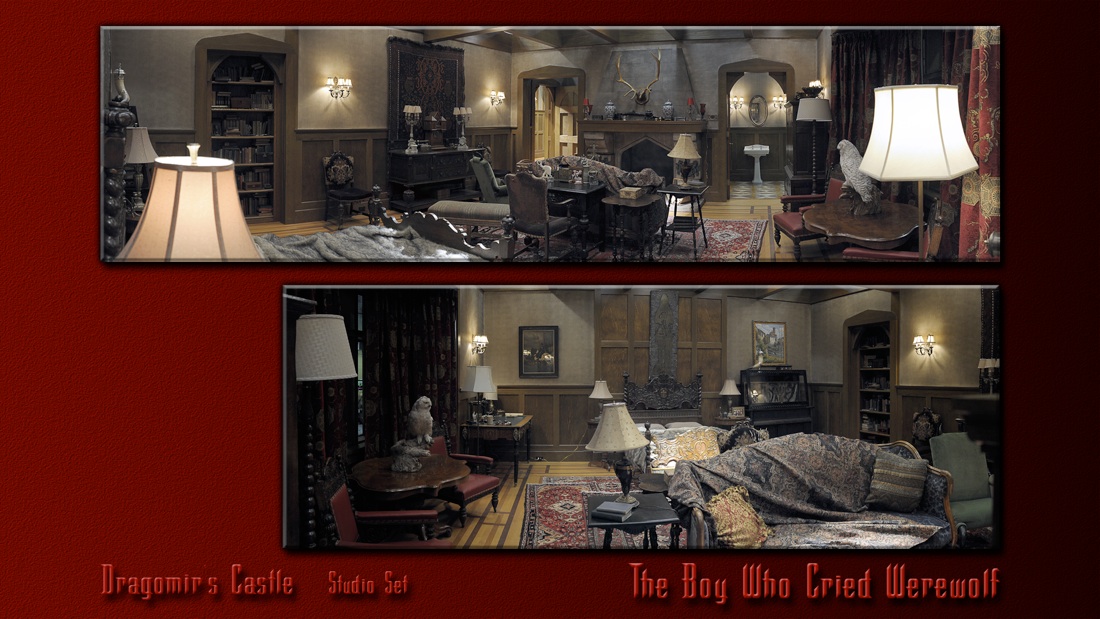 Set Photos of Dragomir's Castle Bedroom