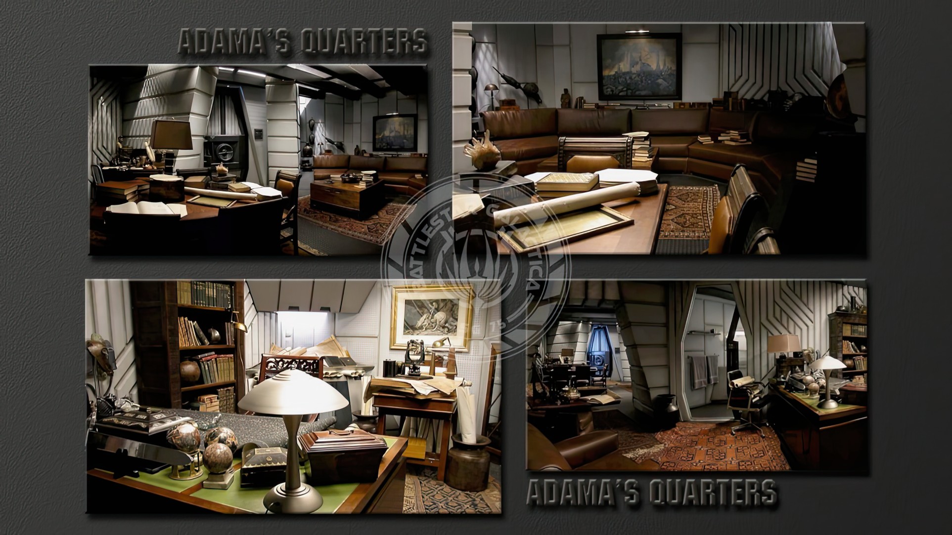 Photos of Battlestar Adama's Quarters
