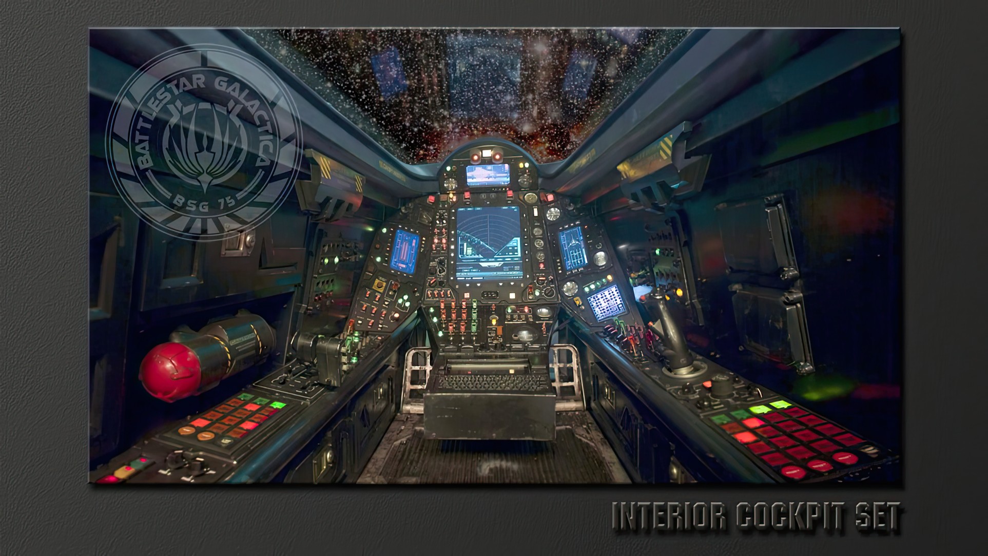 Photos of Battlestar Interior Cockpit Set