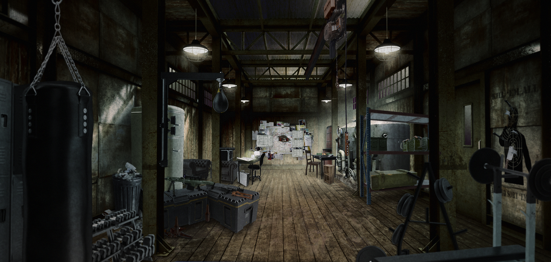 MERCENARIES' LAIR - Concept Illustration