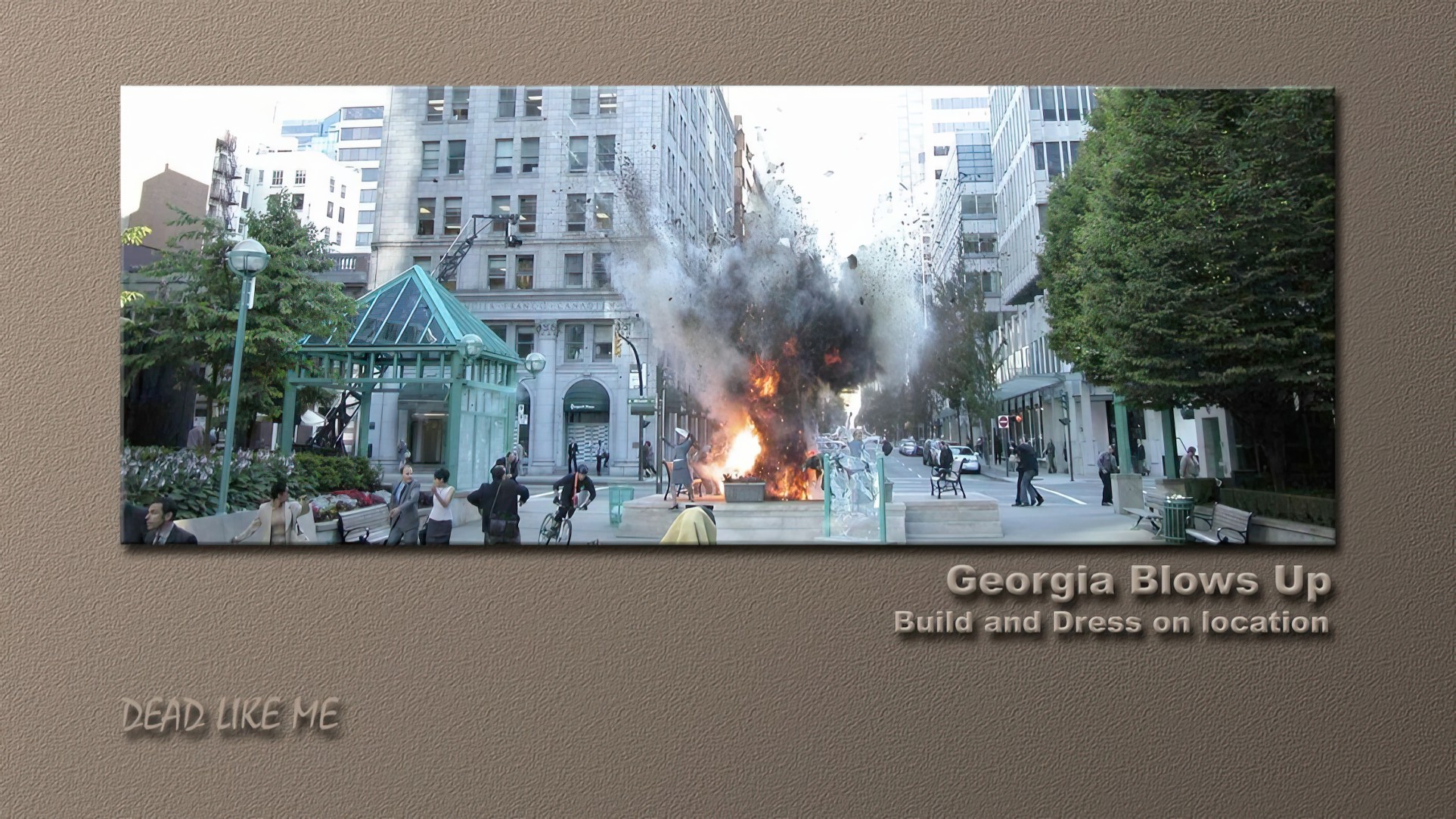 Set Photos from Explosion on Streeet