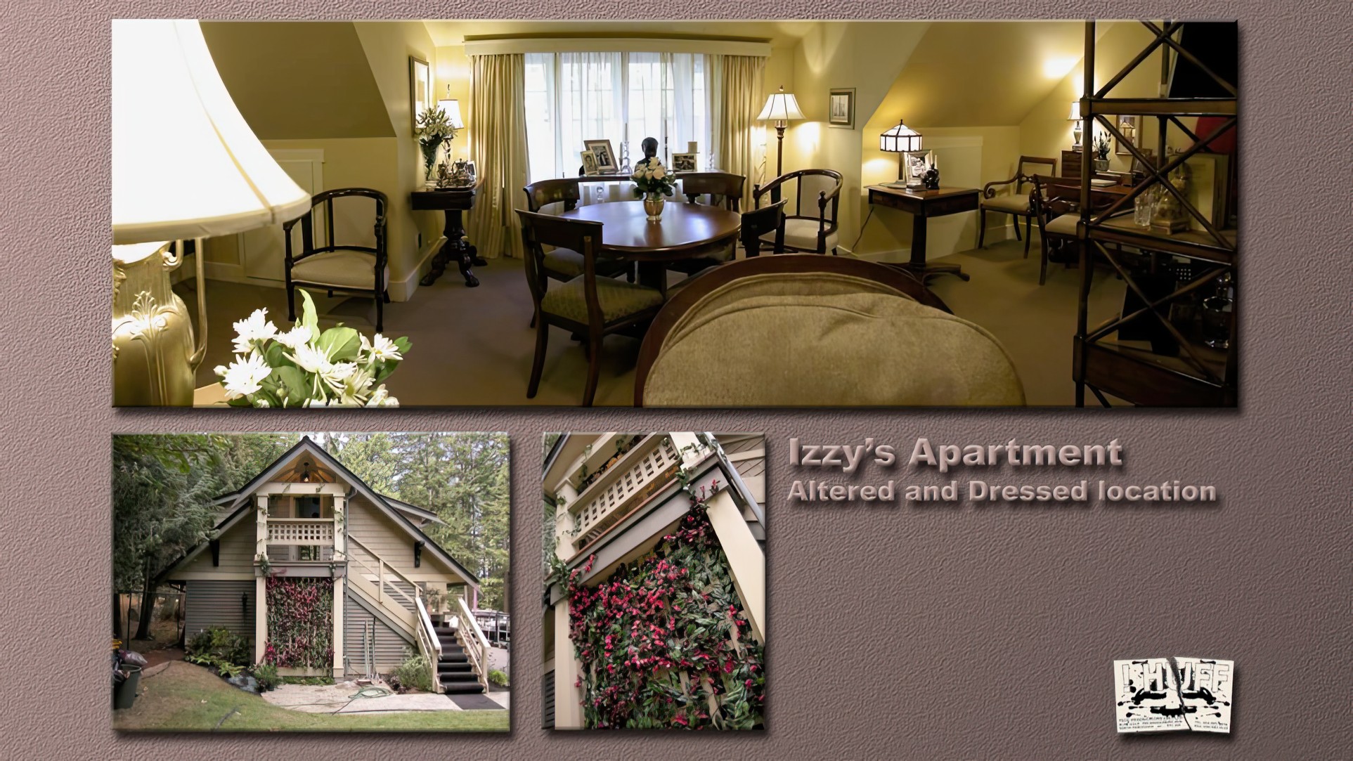 Set Photos from Izzy's Apartment