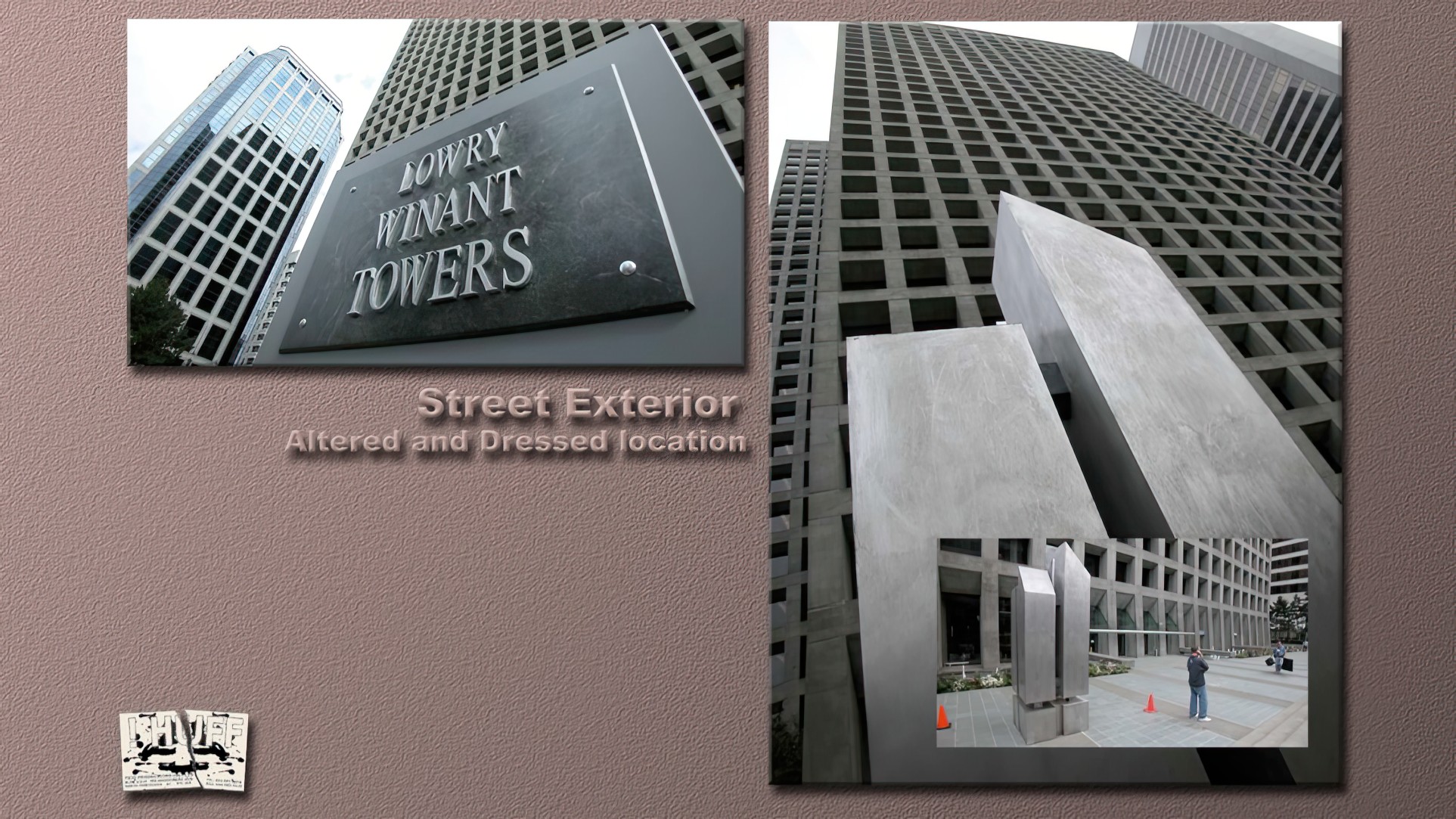 Set Photos from Lowry Winant Towers Exterior