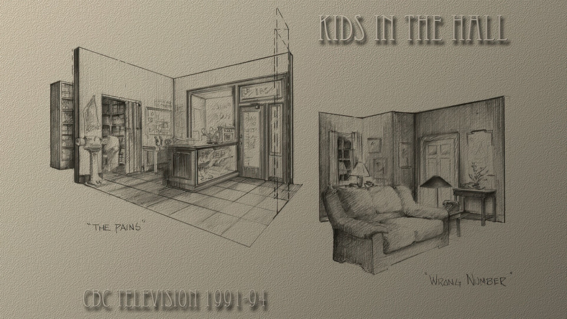 Concept Illustrations from THE KIDS IN THE HALL